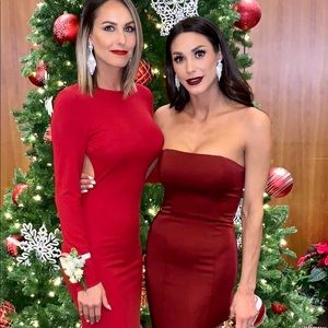 Abys By Abby Cavalli Gown XS deep red